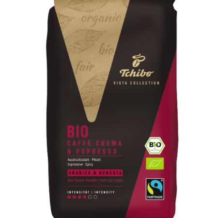 Tchibo Vista Caffé Crema & Espresso BIO FT 1000g