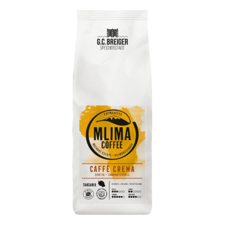 G. C. Breiger Mlima Coffee Caffé Crema 500g